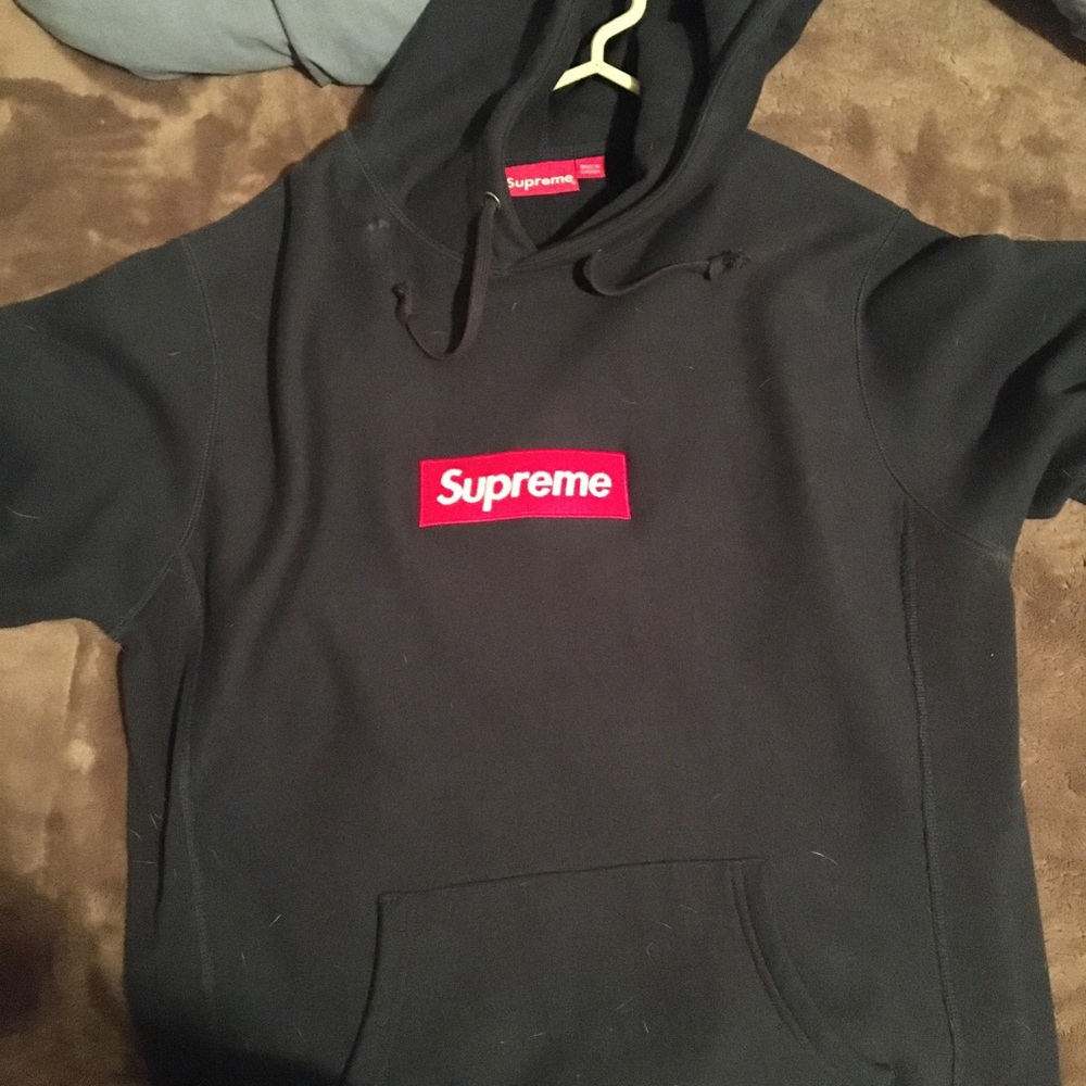 Supreme Box logo navy s16